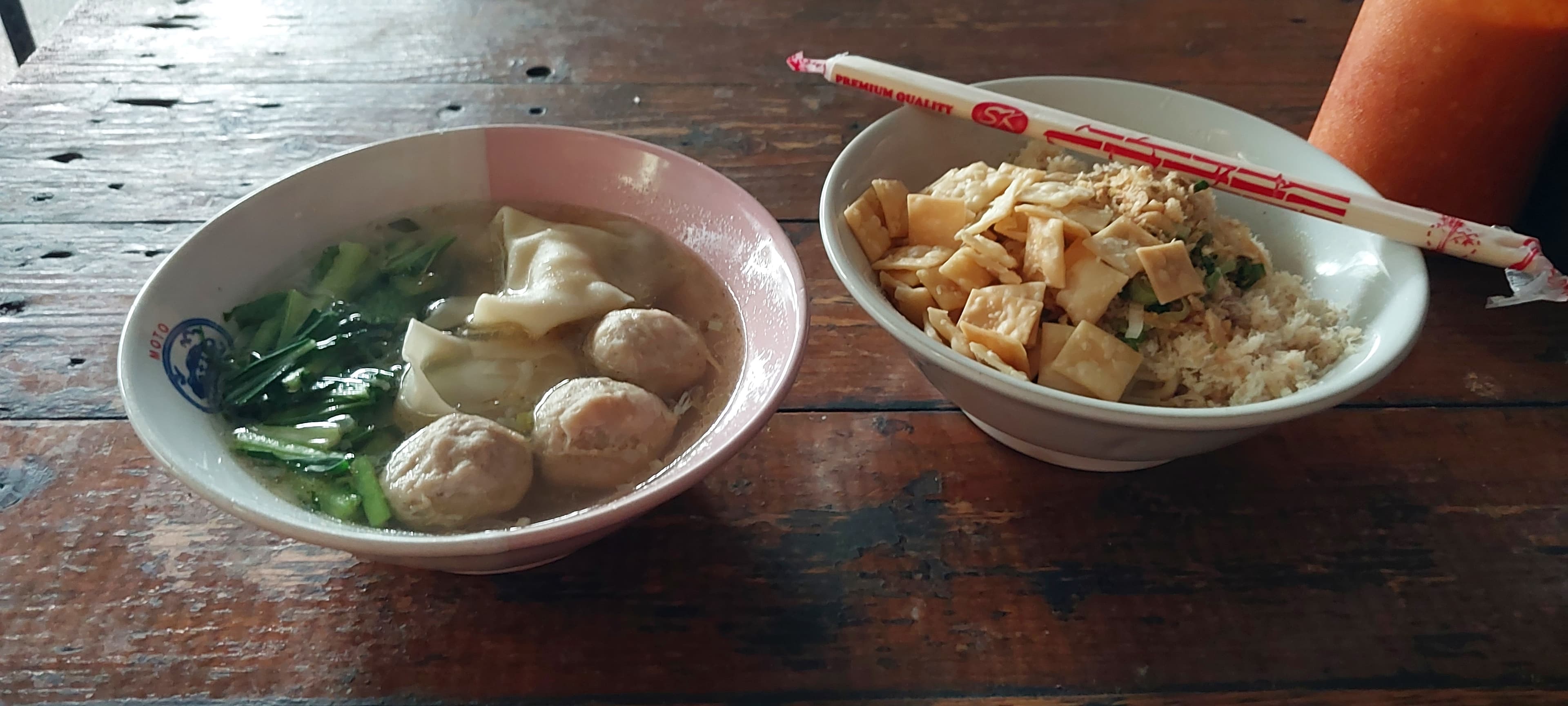 Mie Yamin Mas N: Yamin Asin Baso Pangsit Rp22 Ribu di Cibangkong Bandung